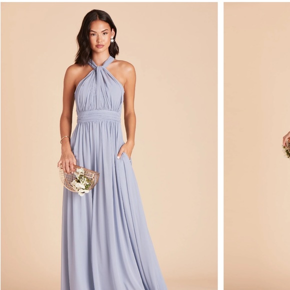 Birdy Grey- Christina Convertible Tulle Dress NWT in Dusty Blue XL - Picture 6 of 6